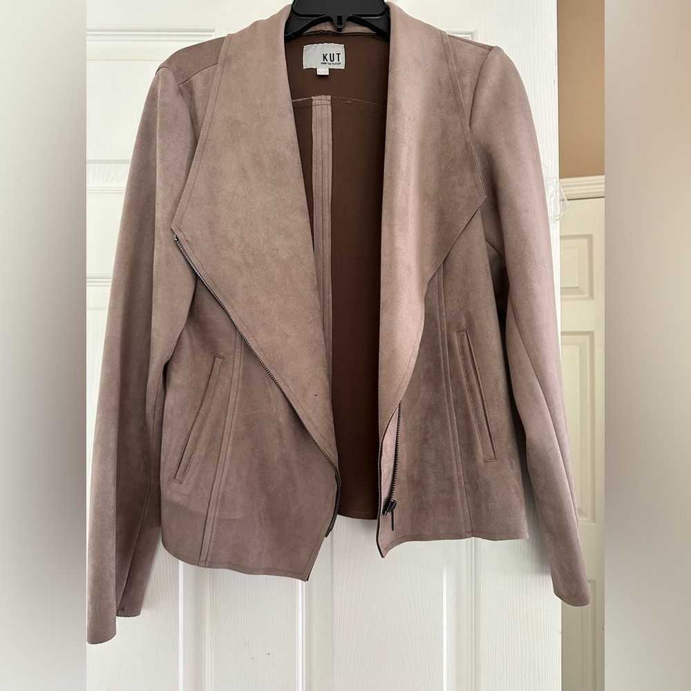 Kut From The Kloth Karina Faux Suede Moto Jacket